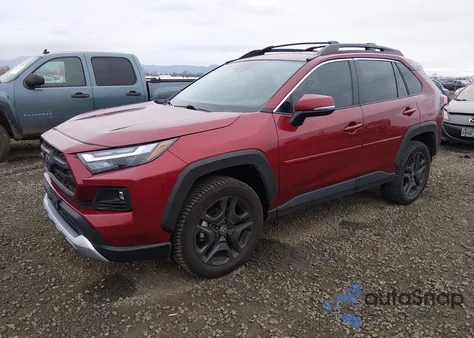 2022 Toyota Rav4 Adventure from USA, damaged, VIN 2T3J1RFV7NW280155